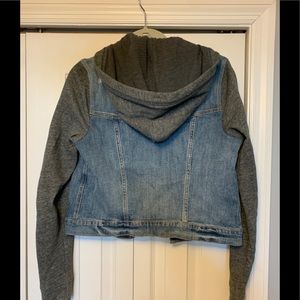 Denim vest / sweatshirt jacket